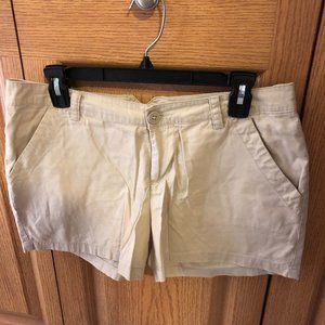 Columbia Kahki Tan Shorts Womens 8 4" inseam